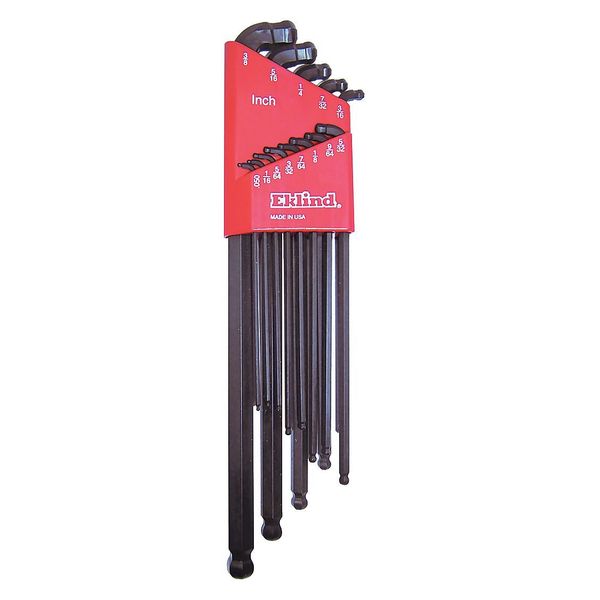 13 Piece SAE L-Shape Hex Key Set, 17213
