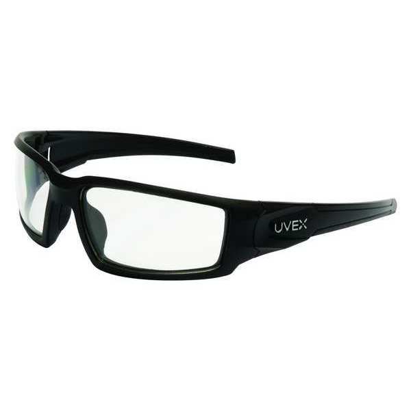 Safety Glasses, Wraparound Clear Polycarbonate Lens