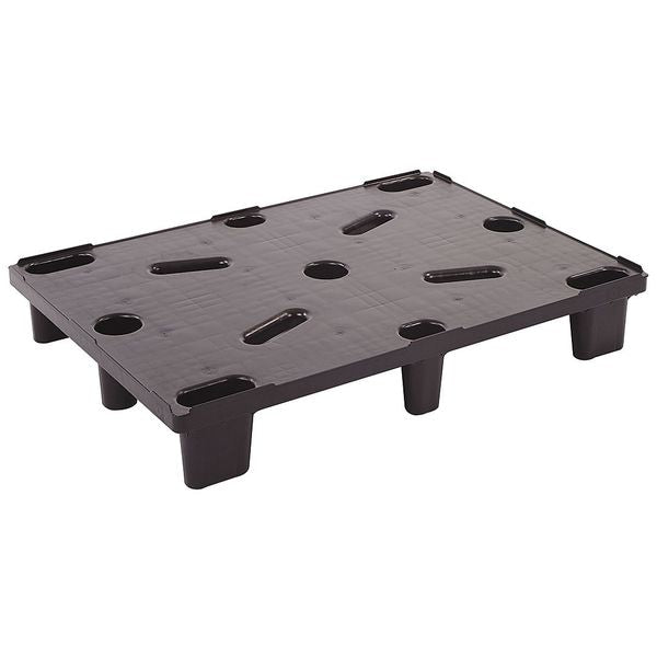 High Density Polyethylene Pallet, 41 3/4 in L, 29 3/4 in W, 6 3/8 in H
