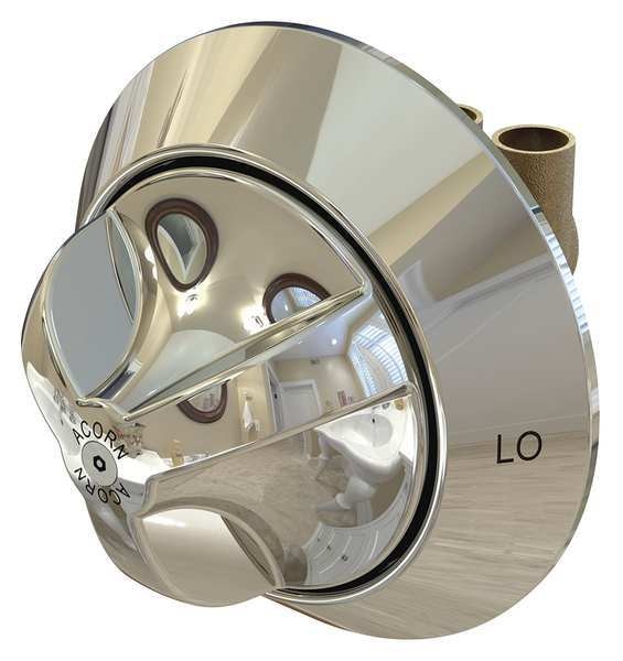 Shower Diverter, Brass, Polished Chrome