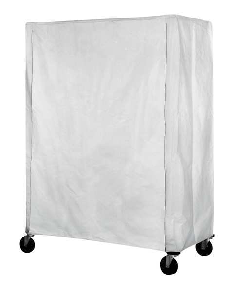 Cart Cover, 48x24x86, White, Polyester