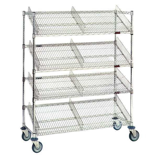 Suture Cart, 48x69, Chrome, 5 Shelves