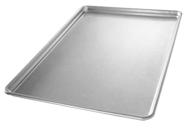 Stayflat Sheet Pan, 25-7/8x17-7/8 In, Alum