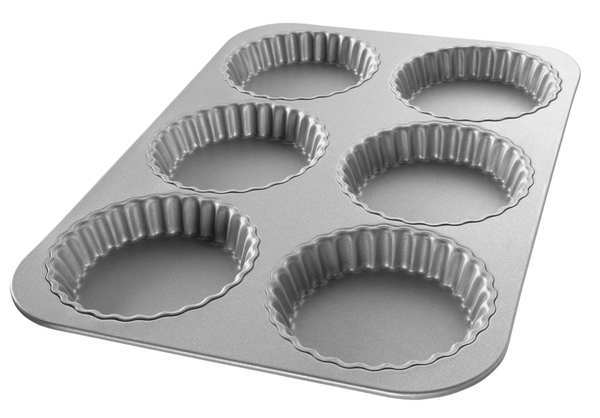 Fluted Tart Pan, 15-3/4 x 11-1/8 In, Steel