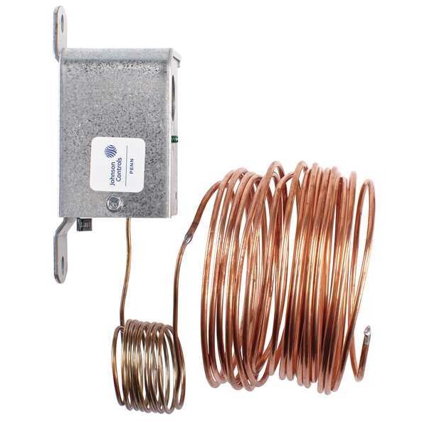 Line Volt Mechanical Tstat, Open Low, 35 Degrees to 45 Degrees F