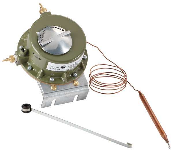 Pneumatic Thermostat, Dual Temperature, Heating and Cooling, Vertical