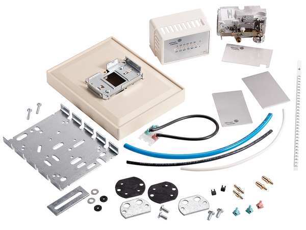 Pneumatic Thermostat, Single Temperature, Heating and Cooling, 2 Pipe