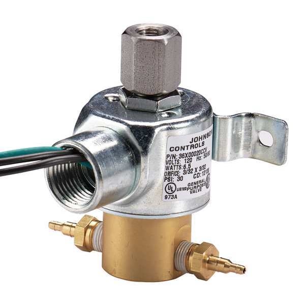Solenoid Air Valve, 3-Way, 120VAC, 0-25 psi