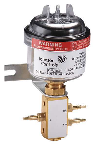 Air Switching Valve, 1/4 in Barb, 2 to 4 psi