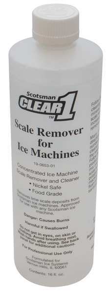 Ice Machine Cleaner, 16 oz., Clear, PK12