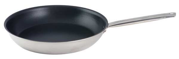 Non Stick Fry Pan, 2-1/2 qt, Silver