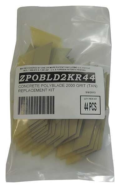 Polishing Replacement Kit, 6in., Tan, PK44