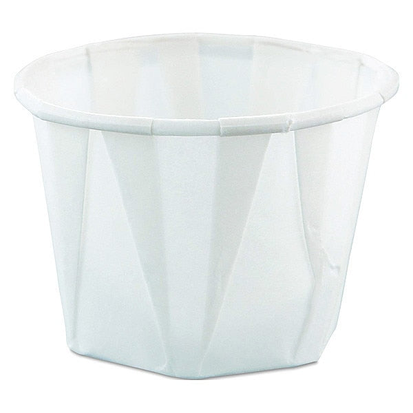 Souffle Cup 1 oz. White, Paper, Pk5000