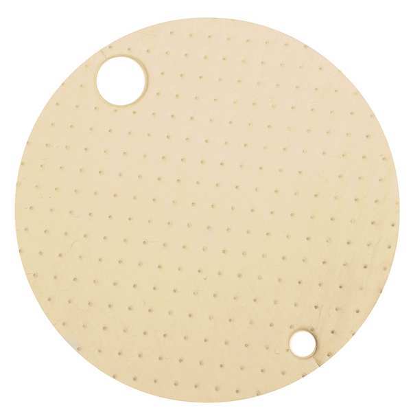 Sorbents, 11 gal/pk, .44 gal/pad, Oil Absorbed, Tan, Polypropylene, 25 PK