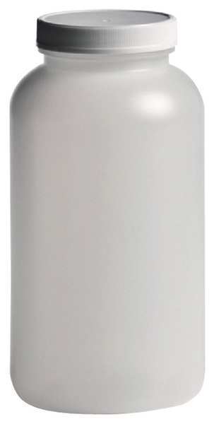 Plastic Bottle, 1000mL, Natural, PK12