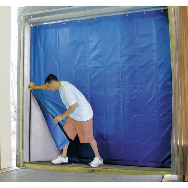 Insulated Truck Curtain, 8 ft H x 8 ft W
