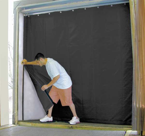 Insulated Truck Curtain, 8 ft H x 8 ft W