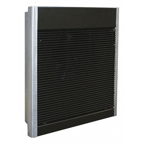 Recessed Electric Wall-Mount Heater, Recessed or Surface, 208/240V AC