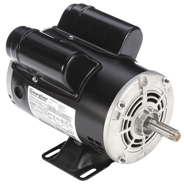 Air Compressor Motor, 1 HP, 10.6/5.5-5.3A