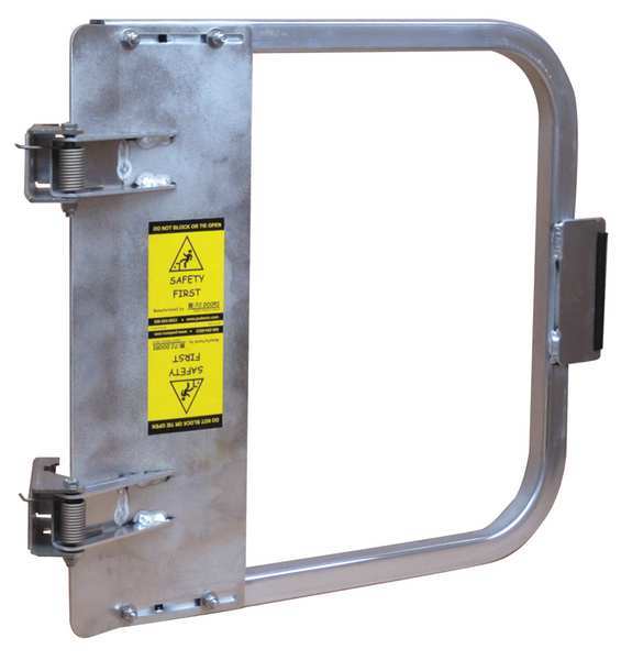 Safety Gate, 22-3/4 to 26-1/2 In, Alum