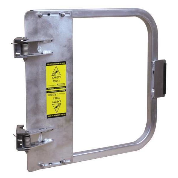 Safety Gate, 34-3/4 to 38-1/2 In, Alum