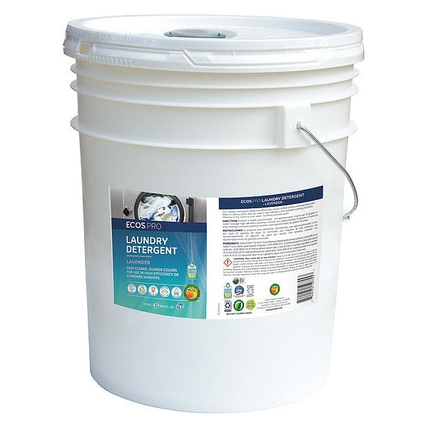 Laundry Detergent, High Efficiency (HE), Liquid, Bucket, 5 Gal, 320 Loads, Lavender Fragrance