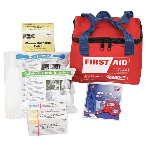 Bulk First Aid kit, Fabric, 25 Person