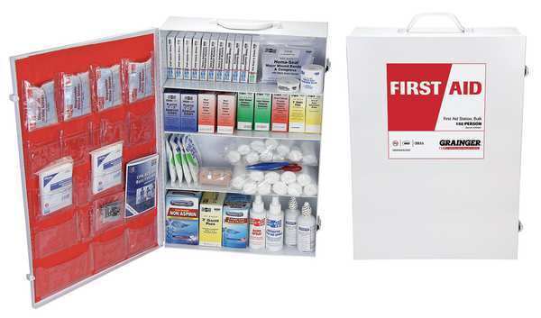 Bulk First Aid Cabinet, Metal, 150 Person