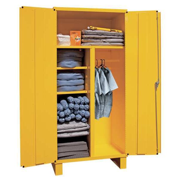 14 ga. ga. Steel Spill Control Cabinet, 36 in W, 78 in H