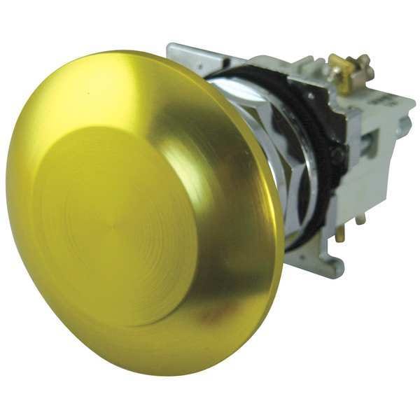 Cutler-Hammer Non-Illuminated Push Button, Yellow