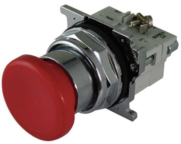Non-Illuminated Push Button, 30mm, Metal