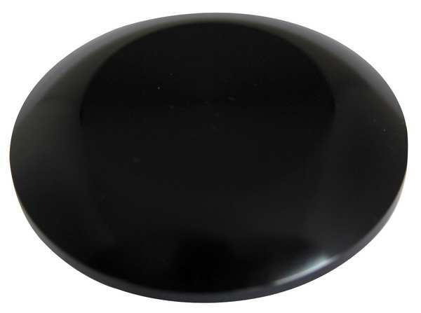 Mushroom Head, 30mm, Black, Metal