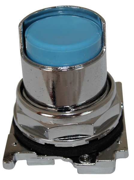 Non-Illum Push Button Operator, 30mm, Blue