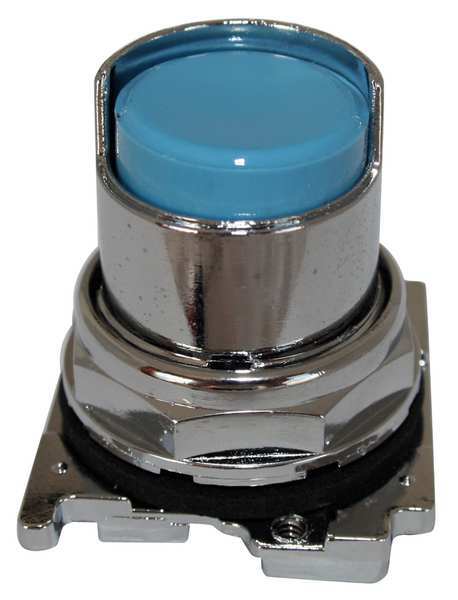 Non-Illum Push Button Operator, 30mm, Blue
