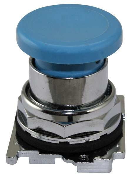 Non-Illum Push Button Operator, 30mm, Blue