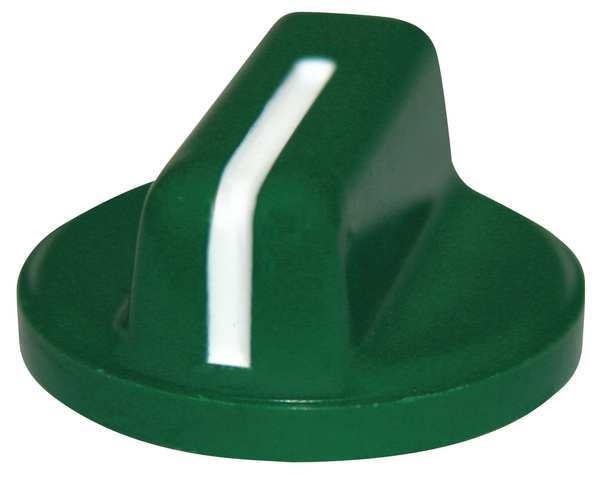 Selector Switch Knob, Lever, Green, 30mm