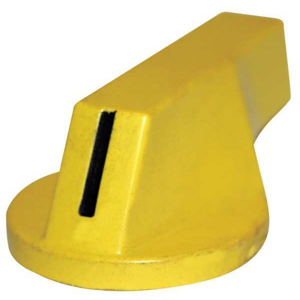 Switch Knob, Extended Lever, Yellow, 30mm