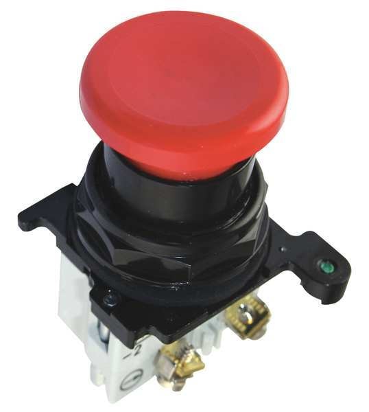 Non-Illuminated Push Button, Epoxy, Red