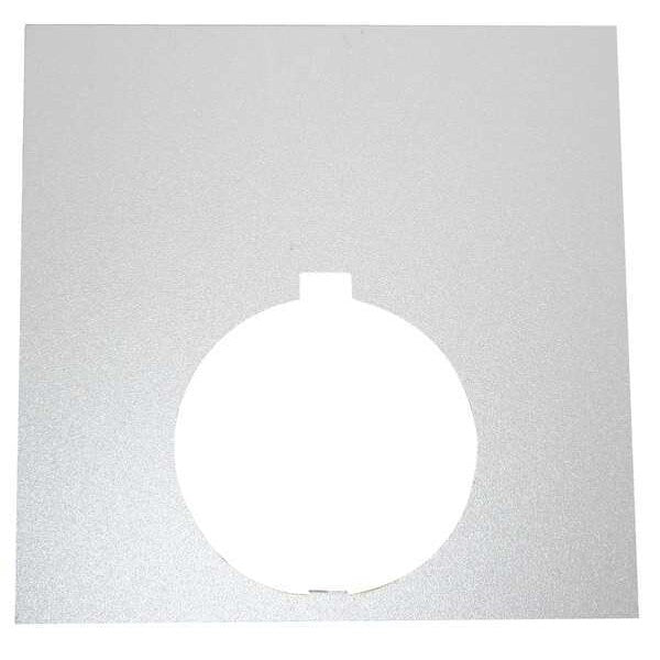 Blank Legend Plate, Black/White or Silver