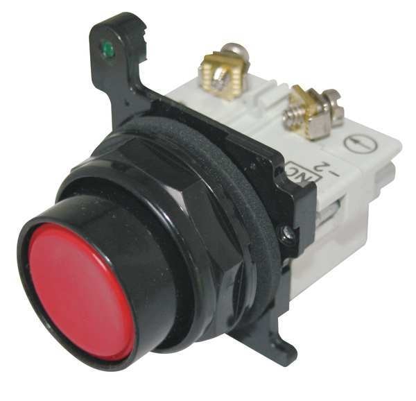 Non-Illuminated Push Button, Epoxy, Red