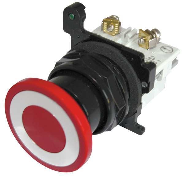 Non-Illuminated Push Button, Epoxy, Red