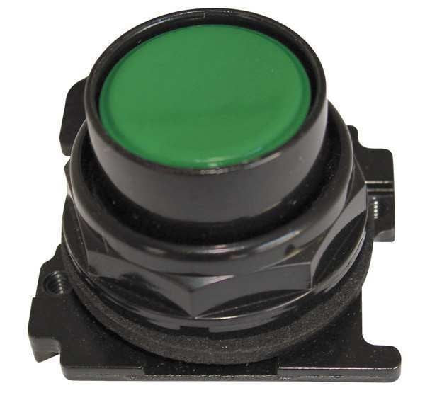 Non-Illum Push Button Operator, Green