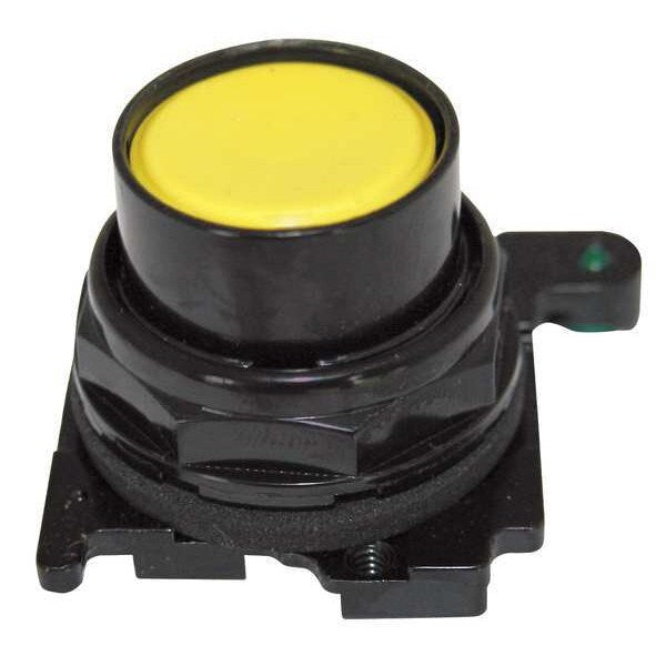Non-Illum Push Button Operator, Yellow
