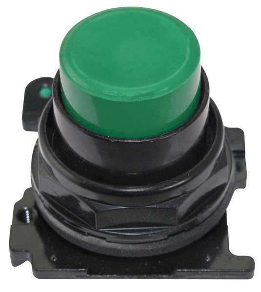 Non-Illum Push Button Operator, Green