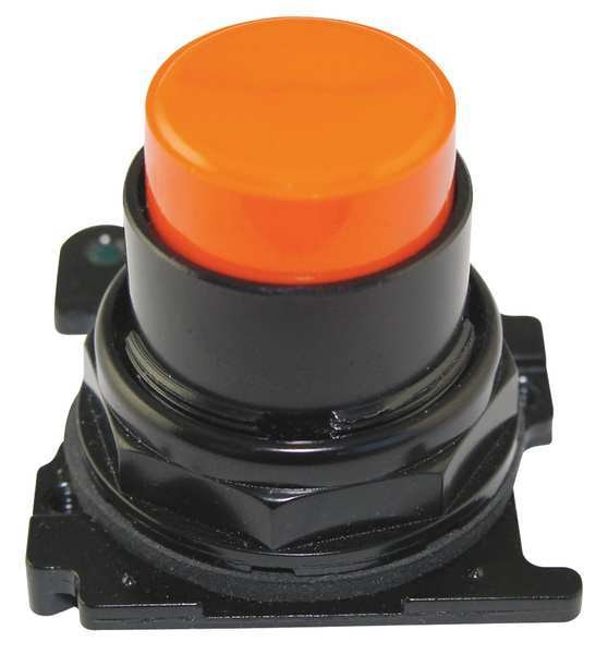 Non-Illum Push Button Operator, Orange