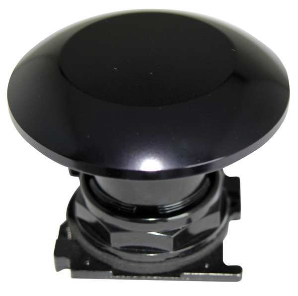 Mushroom Head, 30mm, Black, Metal