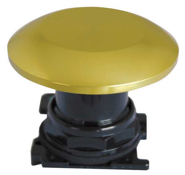 Mushroom Head, 30mm, Yellow, Metal