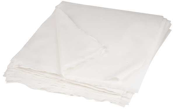 Dry Wipe, White, Pack, Polyester, Contamination Control, Spill Pick-Up, 1 PK, 150 Wipes