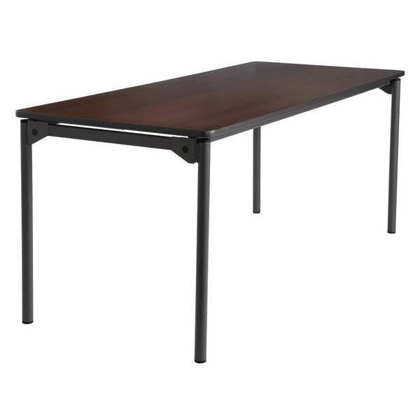 Rectangle Maxx LegroomÃ¢âÂ¢ Wood Folding Table, Walnut - 30