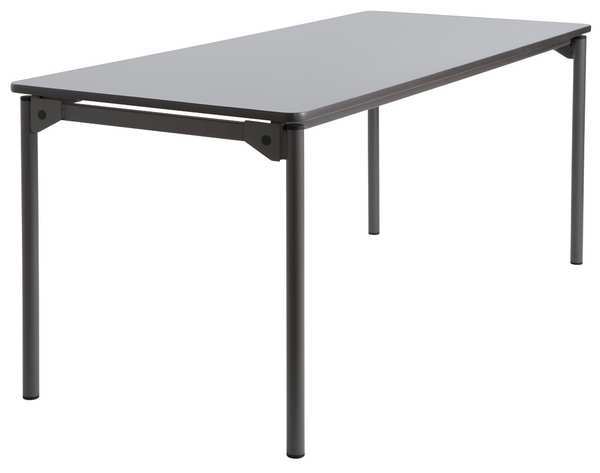 Rectangle Maxx LegroomÃ¢âÂ¢ Wood Folding Table, Gray - 30
